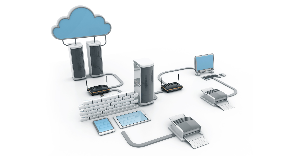 Full-fibre broadband working on various devices at once representation